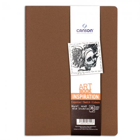 Canson Inspiration Art Book (2-pack) Brown - A4