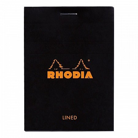 Rhodia Stapled Pad Black N°11 A7 (7,4x10,5cm) - Lined