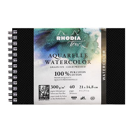Rhodia Touch Watercolor book 300g WB - A5 Landscape
