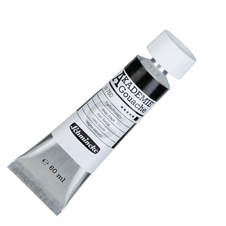 Akademie Gouache 60ml - 750 deep black