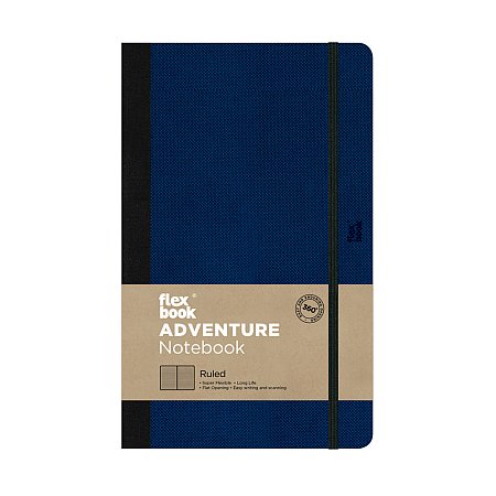 Flexbook Adventure Notebook Ruled 13x21cm - Royal Blue