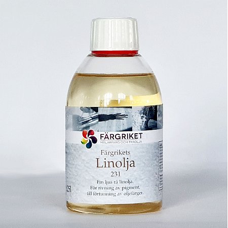 Färgriket Extra fin ljus Linolja - 250ml