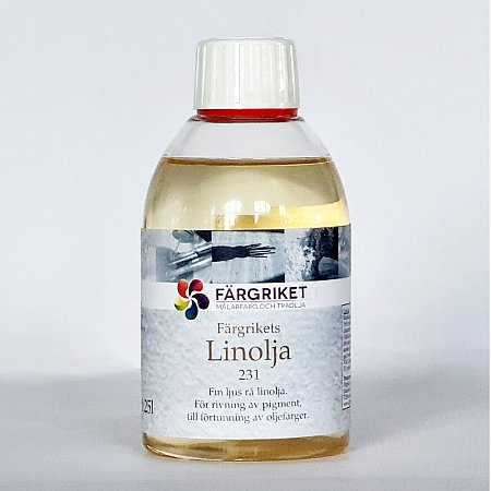 Färgriket Extra fin ljus Linolja - 250ml