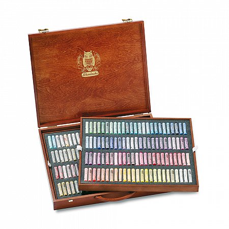 Schmincke Pastels wooden 200-set assorted