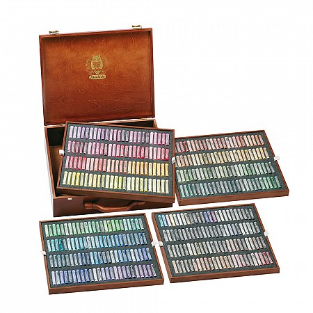 Schmincke Pastels wooden 400-set assorted