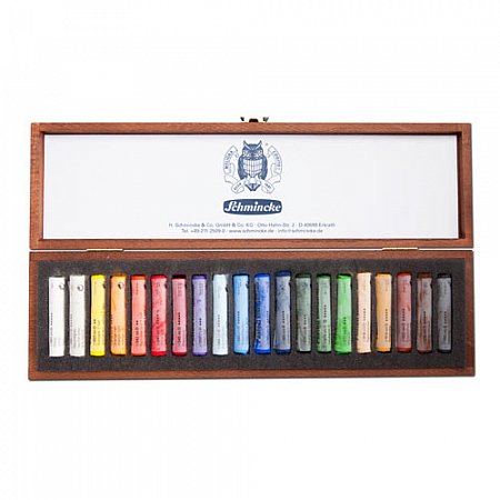 Schmincke Pastels wooden 20-set assorted