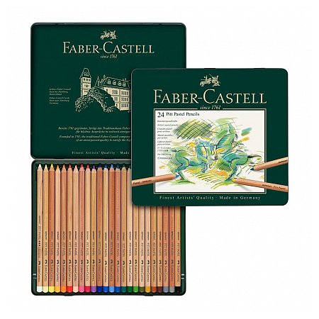 PITT Pastel Pencil, 24-set. Metalletui.