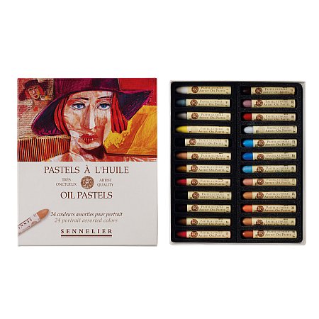 Sennelier Oil Pastels 5ml 24-set Portrait colors