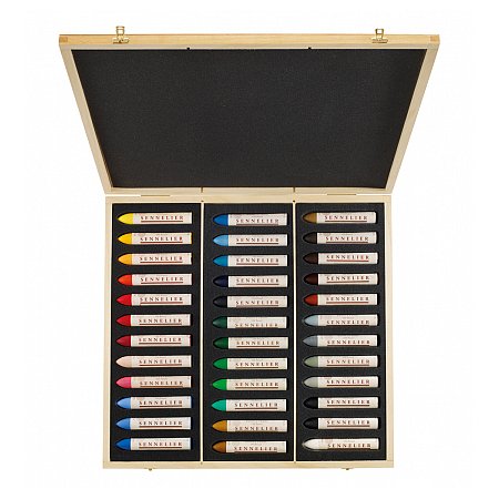 Sennelier Oil Pastel Wooden set 38ml 36-set