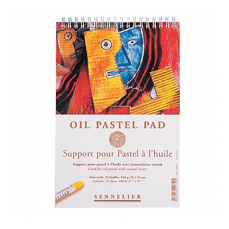 Sennelier Oil Pastel Pad,  Pastellblock  - 24x32cm