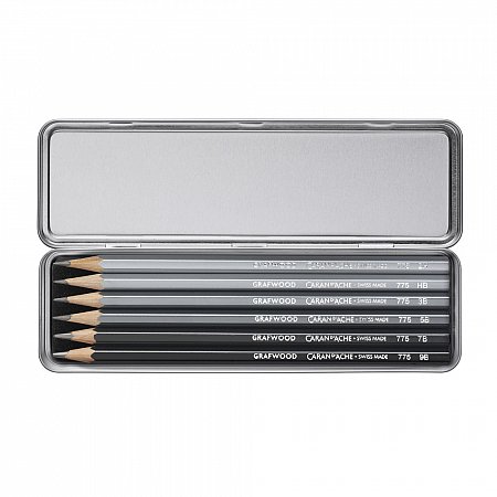 Caran dAche Grafwood Graphite Pencils (6 pcs)