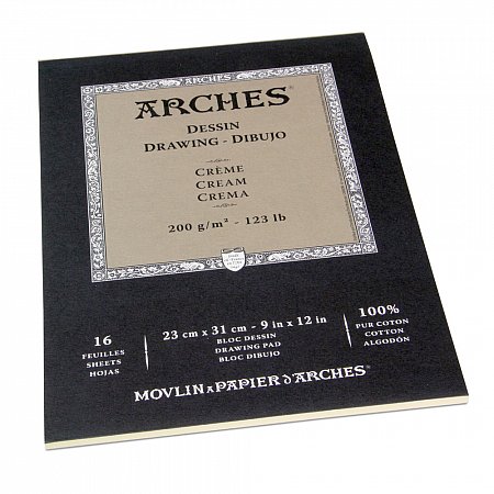Arches Drawing pad 200g 16 sheets Cream - 23x31