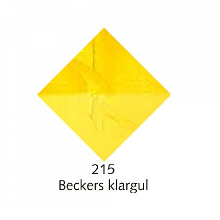 Beckers A oljefärg, 37ml - 215 Beckers klargul