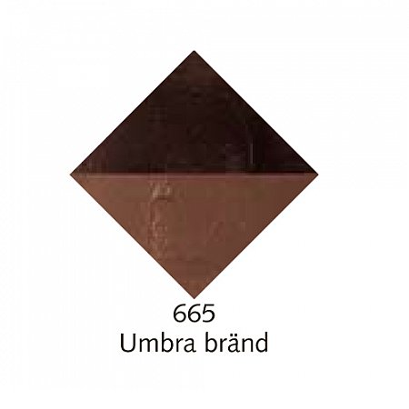 Beckers A oljefärg, 37ml - 665 Umbra bränd