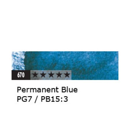 Caran dAche MUSEUM Aquarelle - 670 permanent blue