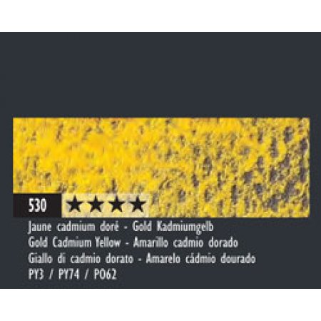 Caran dAche Pastel Pencils - 530 gold cadmium yellow