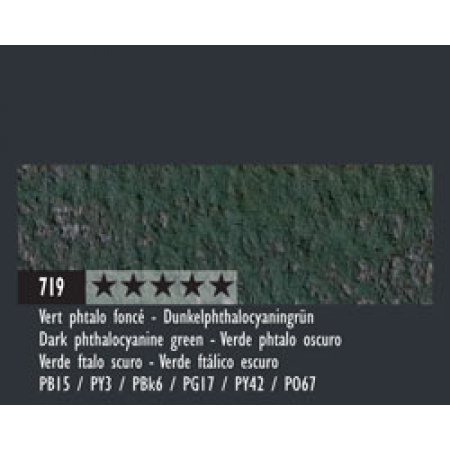Caran dAche Pastel Pencils - 719 dark phthalo. Green