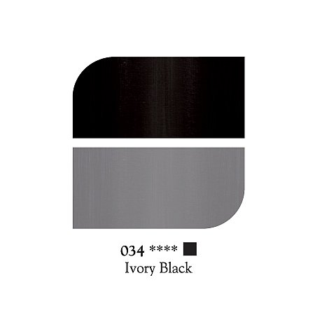 Georgian Oil, 38ml - 034 Ivory Black