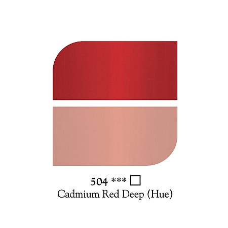 Georgian Oil, 225ml - 504 Cadmium Red Deep (Hue)