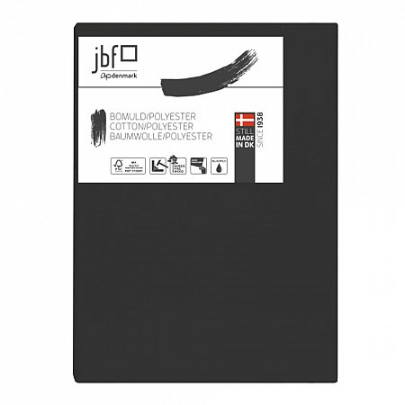 JBF Black BL44 Caravaggio Cotton/Polyester Black - 30x40cm