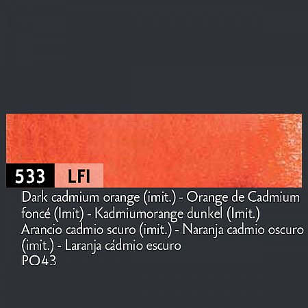 Caran dAche Luminance 6901 - 533 Dark Cadmium Orange