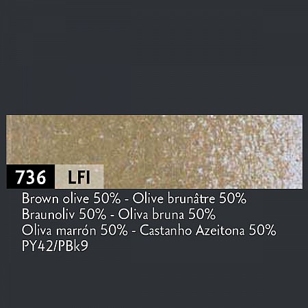 Caran dAche Luminance 6901 - 736 olive brown 50 proc.