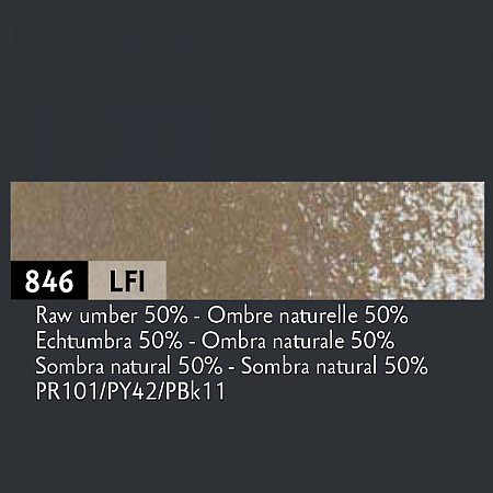 Caran dAche Luminance 6901 - 846 Raw umber 50 proc.