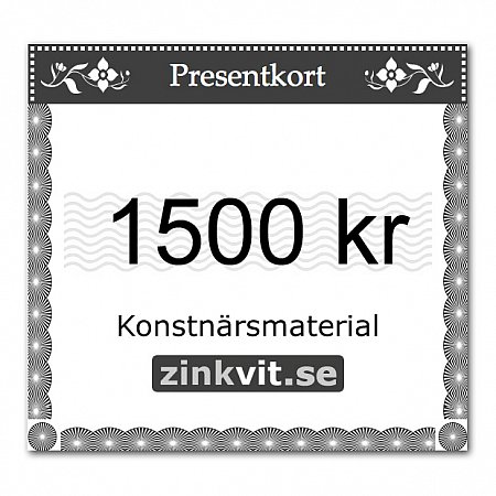 Presentkort 1500 SEK