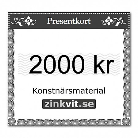 Presentkort 2000 SEK