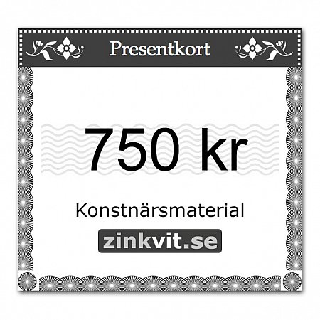 Presentkort  750 SEK