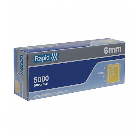 Staples for Rapid R13 R23 6mm (5000pcs)