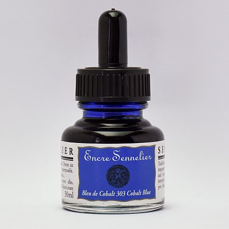 Sennelier Ink, 30ml - 303 Cobolt Blue