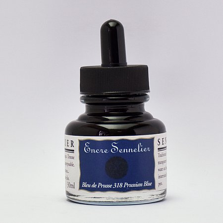 Sennelier Ink, 30ml - 318 Prussian Blue