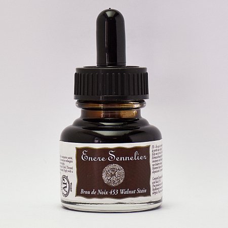 Sennelier Ink, 30ml - 453 Walnut Stain