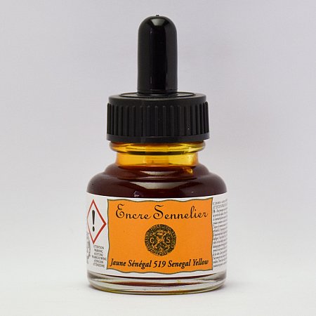 Sennelier Ink, 30ml - 519 Senegal Yellow