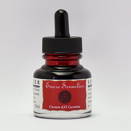 Sennelier Ink, 30ml - 635 Carmine