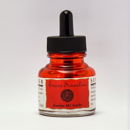 Sennelier Ink, 30ml - 681 Scarlet