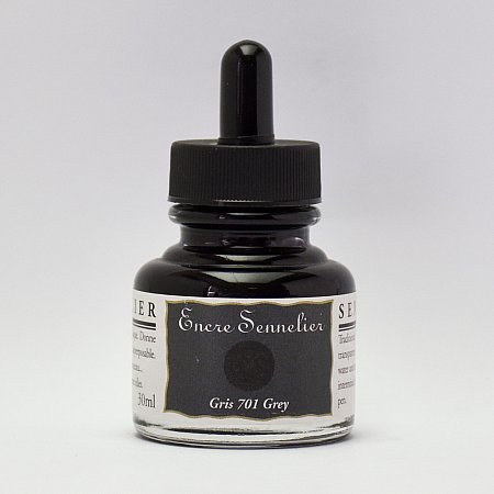 Sennelier Ink, 30ml - 701 Grey