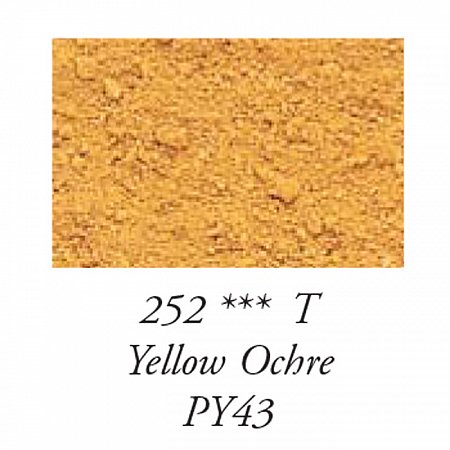 Sennelier Pigment, 1kg - 252 Yellow ochre